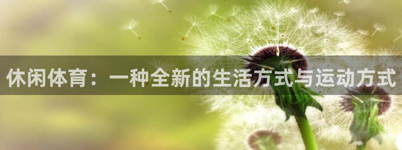 oety欧亿：休闲体育：一种全新的生活方式与运动方式
